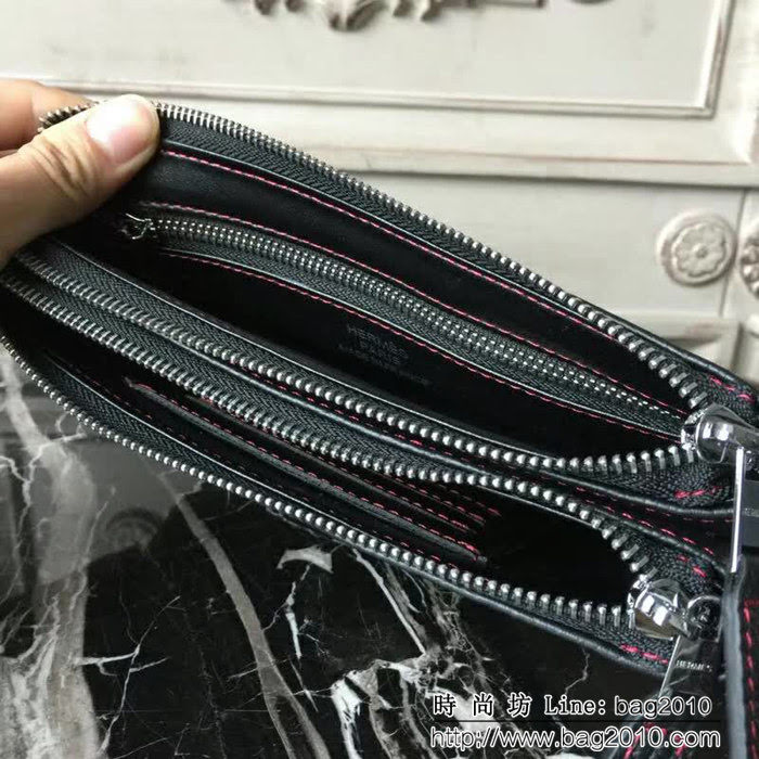 HERMES愛馬仕 最新款 男士牛皮手包 811-1 男女通用 JD1037